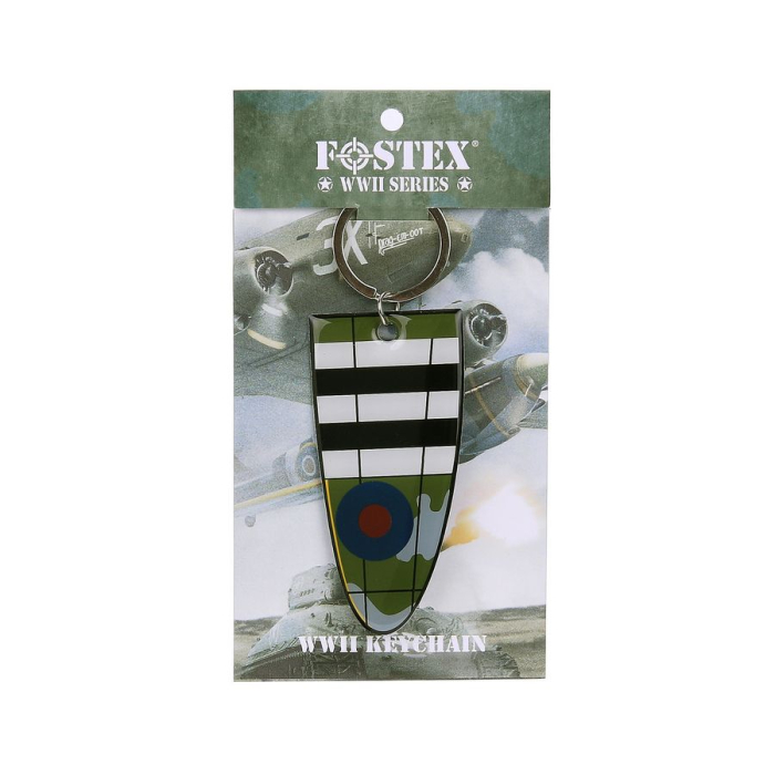 Spitfire Wing Metal Keyring Military Keyrings 8719298260400 BuckerBook €4.00 Fostex