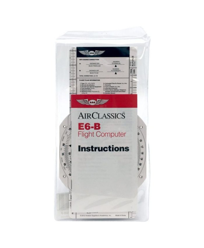 Calculador ASA E6-B Papel Rígido ASA-E6B-PAPER ASA Calculadores