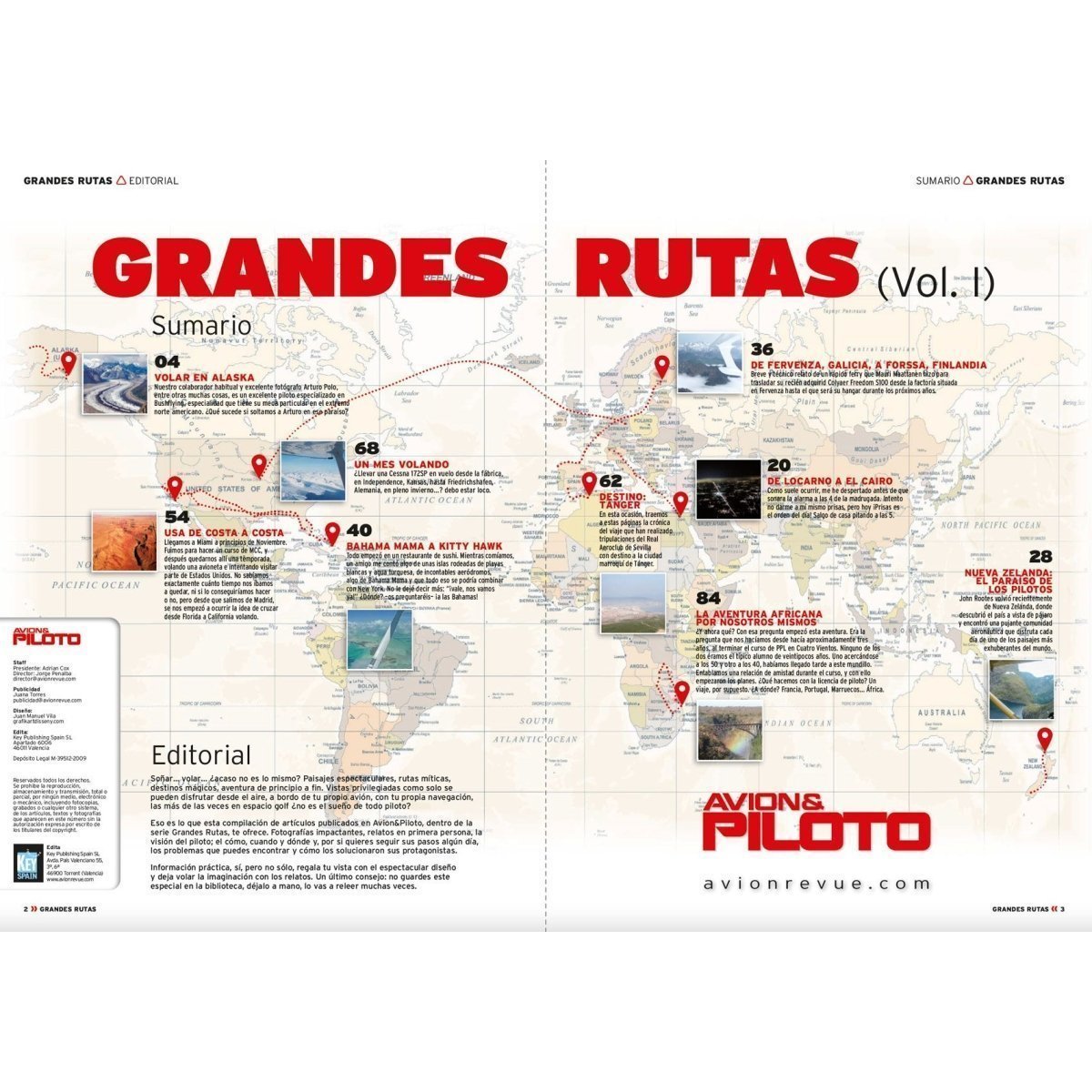 Monográfico Grandes Rutas (Vol I) AVIÓN REVUE AR.GR-01 AvionRevue Monográficos