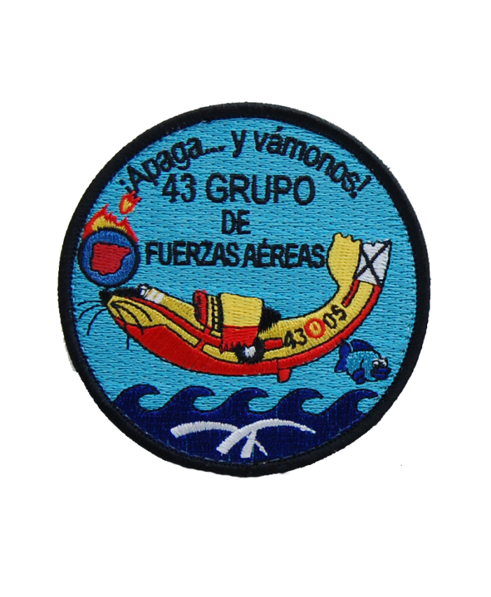 Parche Bordado Grupo 43 10043  Parches Aviación