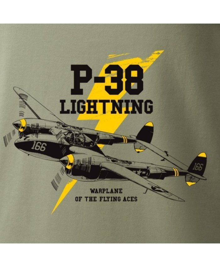 Camiseta P-38 Lightning CAM.P-38 A O F P Camisetas Aviación