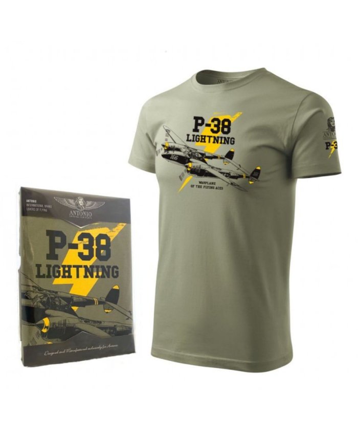 Camiseta P-38 Lightning CAM.P-38 A O F P Camisetas Aviación
