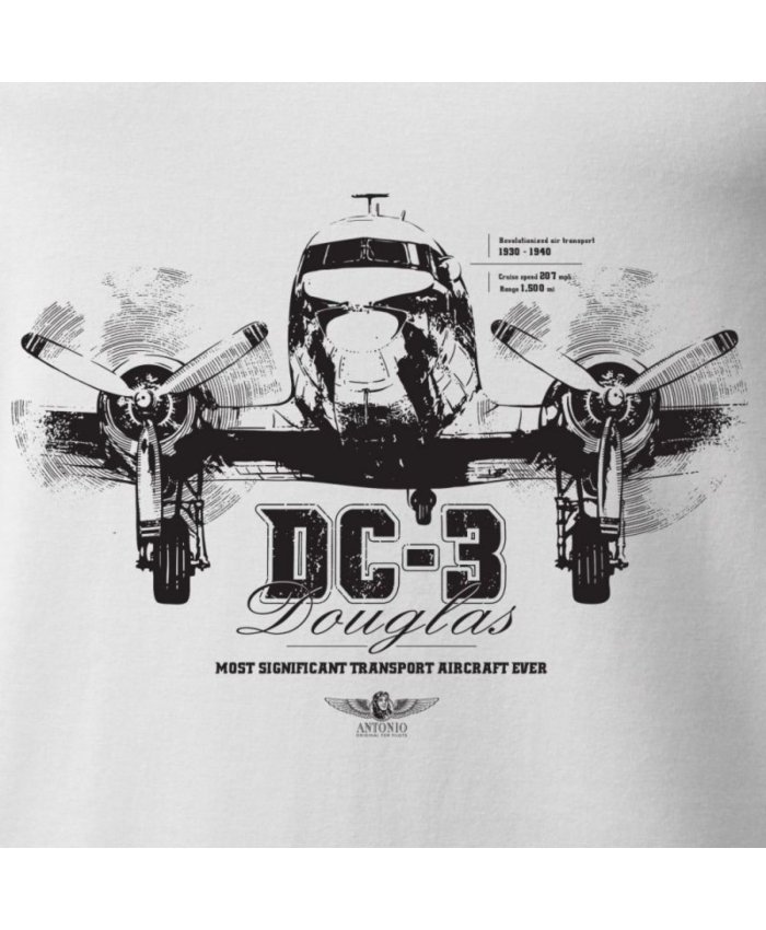 Camiseta Douglas DC-3 CAM.DC-3 A O F P Camisetas Aviación