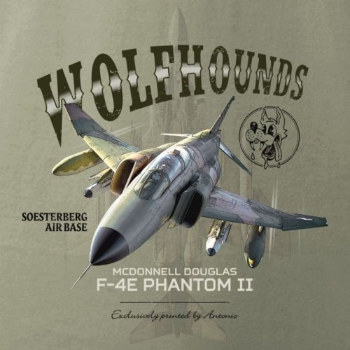 Camiseta F-4E Phantom II CAM.F-4E A O F P Camisetas Aviación 2