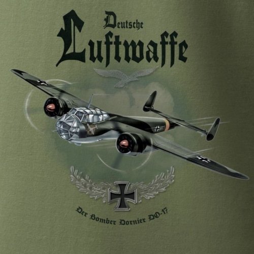 Camiseta Dornier DO-17 CAM.DO 17 A O F P Camisetas Aviación 2