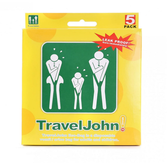 Bolsa Vomitos / Orina TravelJohn Bolsas de Mareo / Urinario  BuckerBook 7,95 € TravelJohn