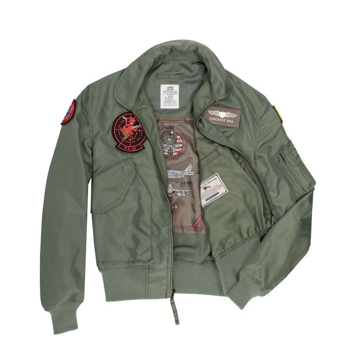 “Movie Hero” CWU-36/P Flight Cockpit Jacket Mens Pilot Jackets  BuckerBook €470.00 Cockpit USA