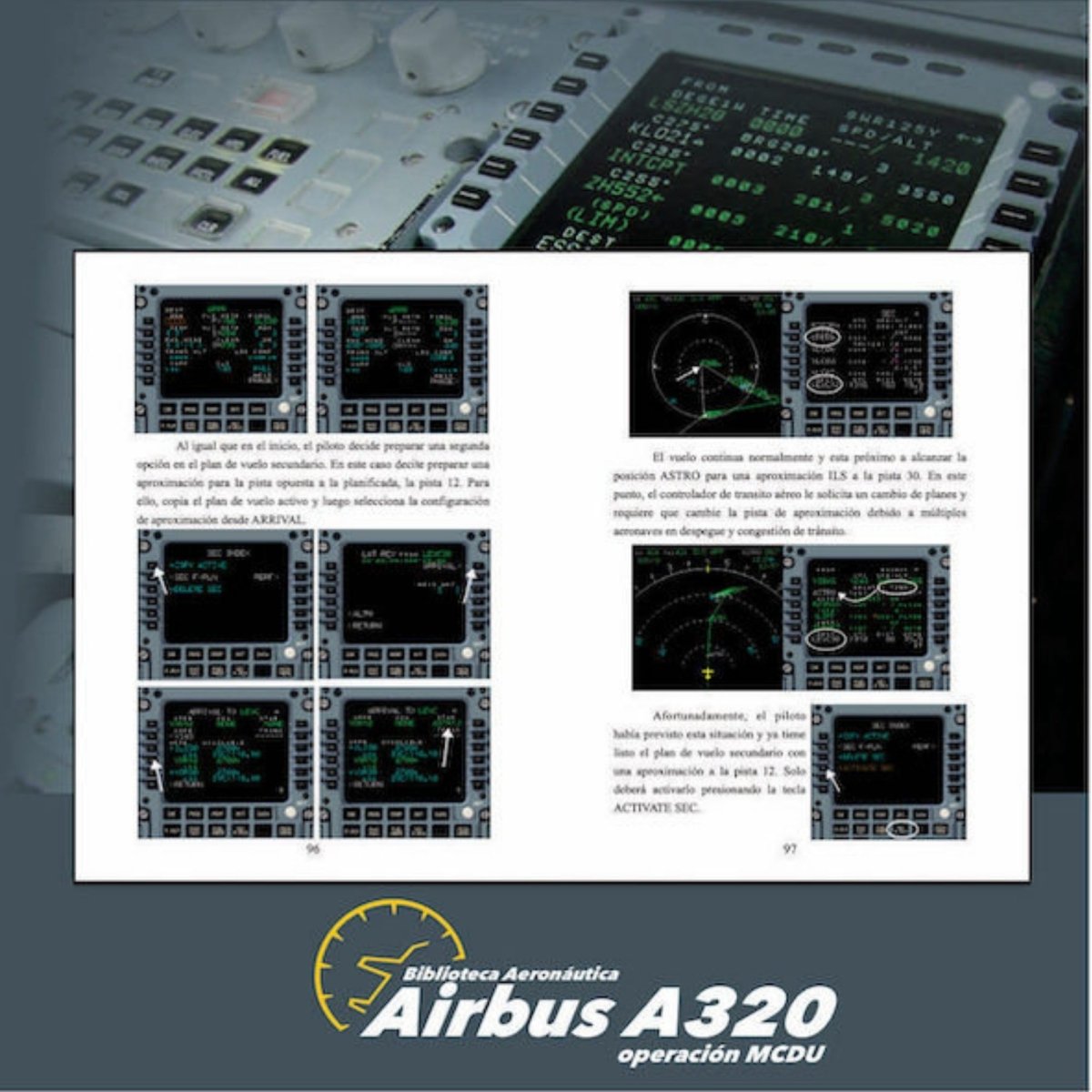 Airbus A320. Operación MCDU 9798679631168 Biblioteca Aeronáutica Procedimientos Operacionales