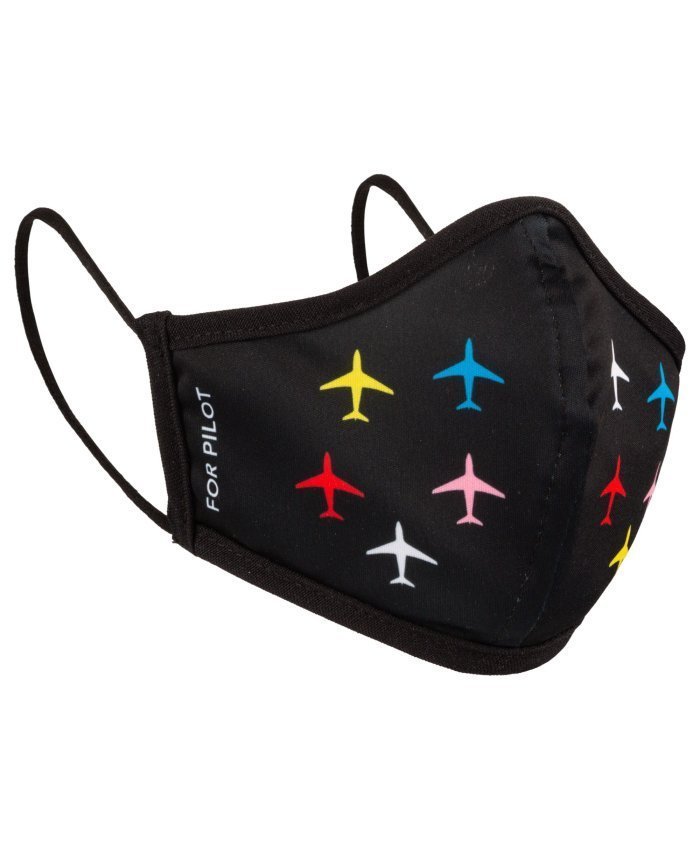 Mascarilla Aeronáutica Aviones de Colores Niño MASC-AAC-Niño BuckerBook Premium Mascarillas