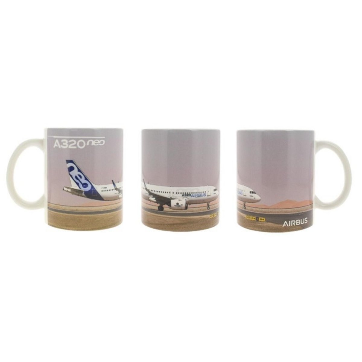 Taza Airbus A320Neo A1LD015 Airbus Tazas Aviación