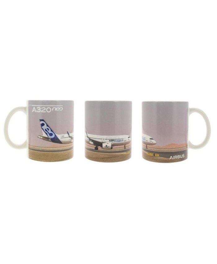Taza Airbus A320Neo A1LD015 Airbus Tazas Aviación