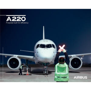 A220 Poster Front View