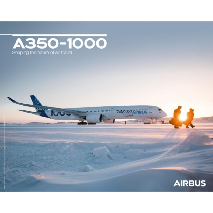 A350 1000 Poster Ground View Airplane Posters 9005370966025 BuckerBook €7.00 Airbus