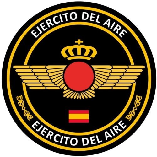 Pegatina Circular Ejercito del Aire 5 cm