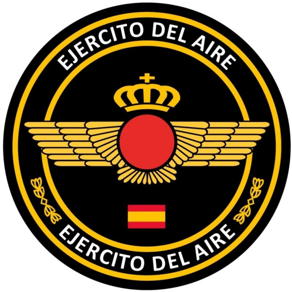Pegatina Circular Ejercito del Aire 5cm EA112  Pegatinas Aviación