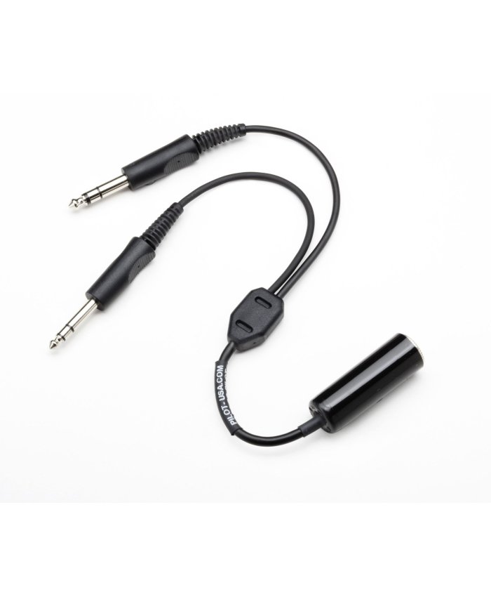 Adaptador Cascos de .25" a Aviación General PA-92 Pilot-Usa Adaptadores