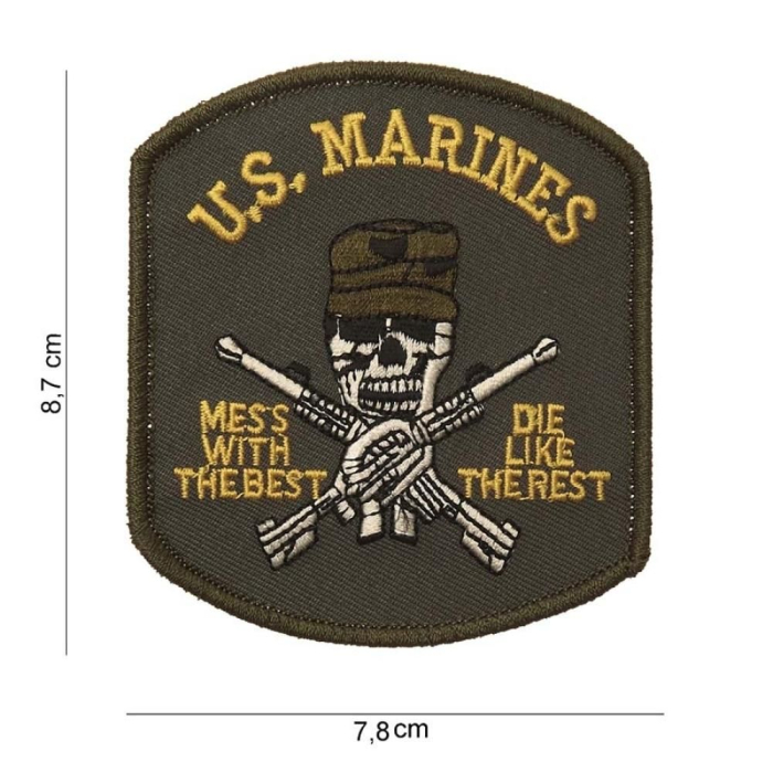 Parche US Marines Calavera Parches Aviación  BuckerBook 5,00 € 