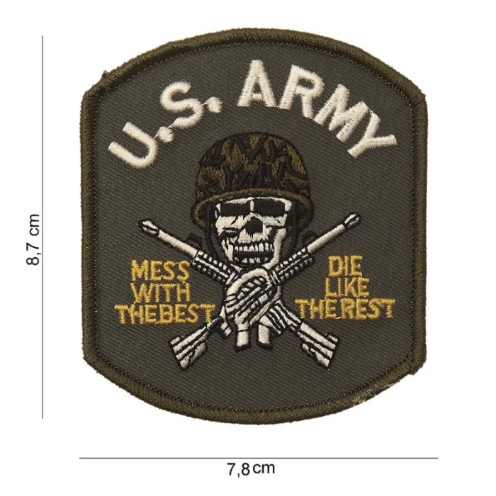 US Army Skull Patch Aviation Patches 3365761771383 BuckerBook €5.00 