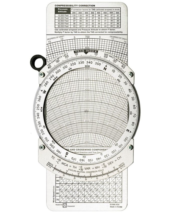 Computadora de Vuelo Micro E6-B E6B-1 ASA Calculadores