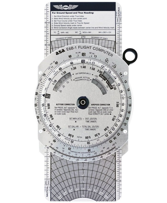 Computadora de Vuelo Micro E6-B E6B-1 ASA Calculadores