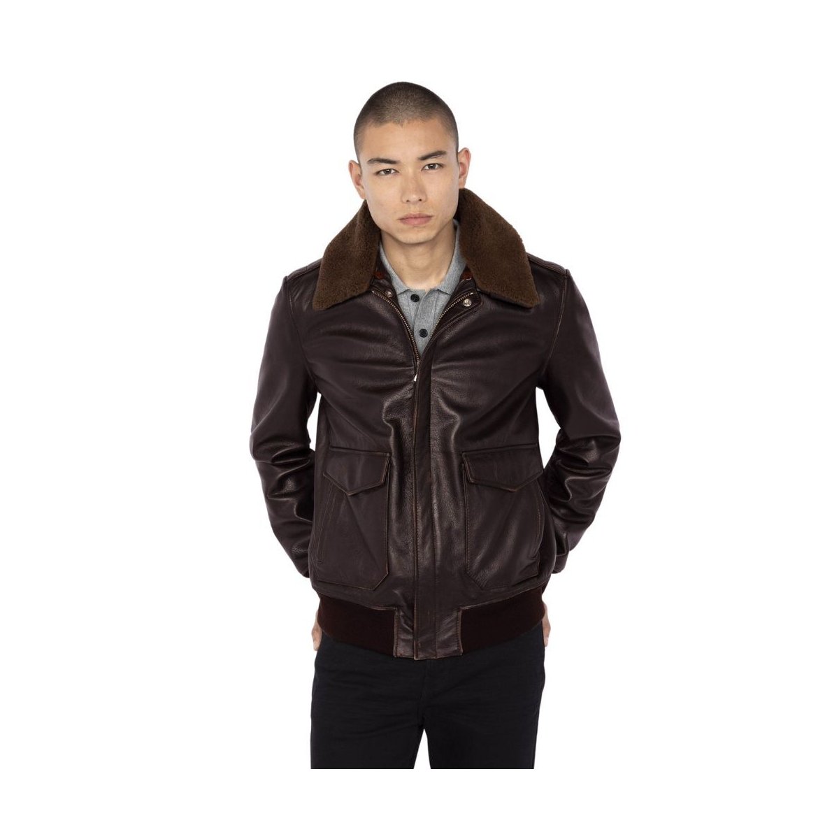 Cazadora Piloto Schott A-2 LCFLYVINTX LCFLYTVINTX Schott Cazadora de Piloto Hombre