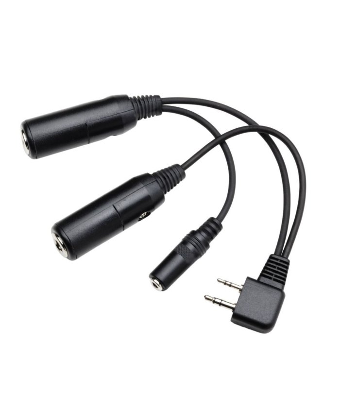 Adaptador de Auriculares a Radios ICOM A3, A6, A14, A22, A24 PA-82 Pilot-Usa Adaptadores