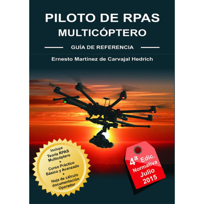 Piloto de RPAS Multicóptero Drones / RPAS 9788460654674 BuckerBook 36,00 € E M Carvajal