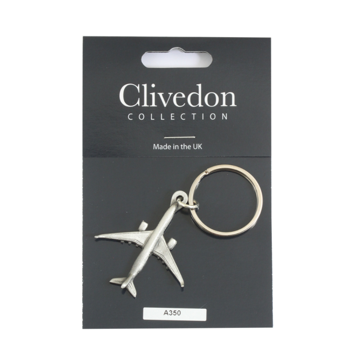 Airbus A350 Golden Keyring Aviation Generic Keyrings  BuckerBook €8.50 Clivedon Collection