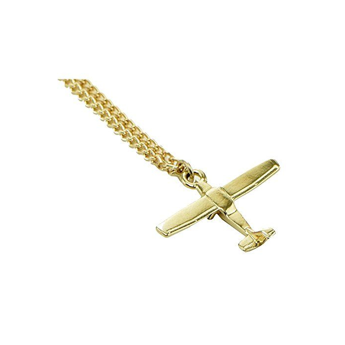 Gold Cessna Pendant Aviation Necklaces & Bracelets  BuckerBook €29.00 Clivedon Collection