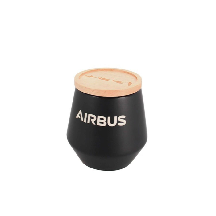 Taza Airbus Negra Aviation Cups  BuckerBook €17.90 Airbus