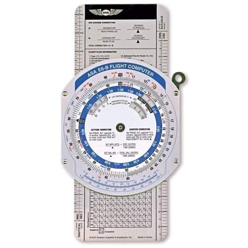 Calculador de Vuelo E6-B Color ASA ASA-E6B-COLOR ASA Calculadores 2