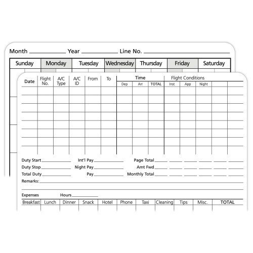 Logbook The Standard Flight Crew ASA-SP-FC ASA Logbooks / Diario de Vuelo 2