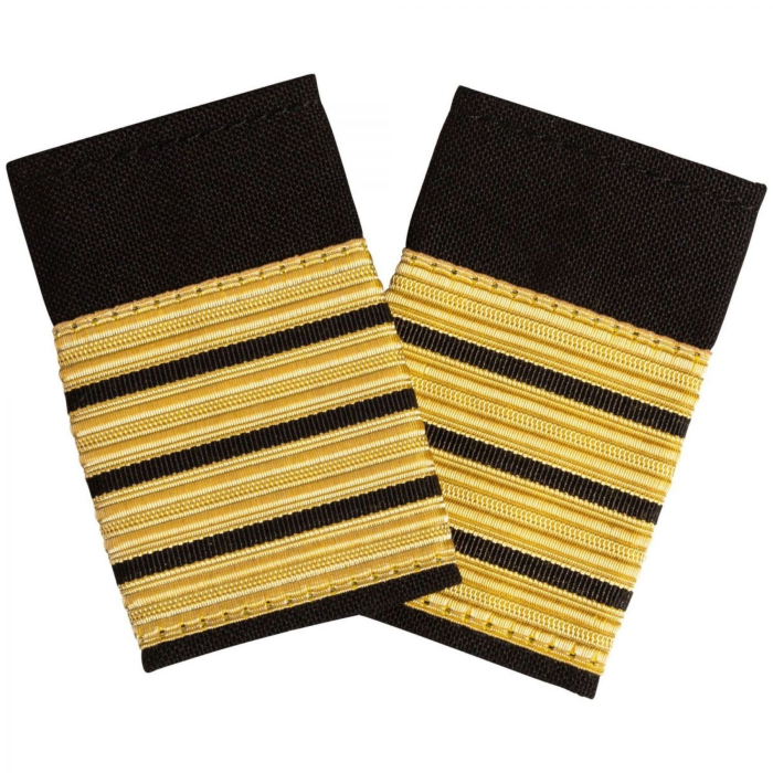 Pilot Epaulettes 4 Gold Bars Pilot Epaulettes  BuckerBook €9.90 BuckerBook Premium