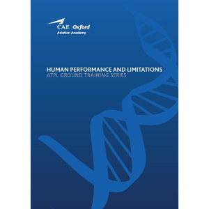 CAE Oxford EASA ATPL Volume 8: Human Performance and Limitations