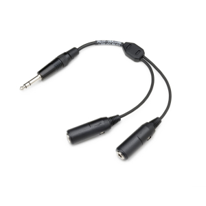 GA Headset to .25" to Single Plug Adapter