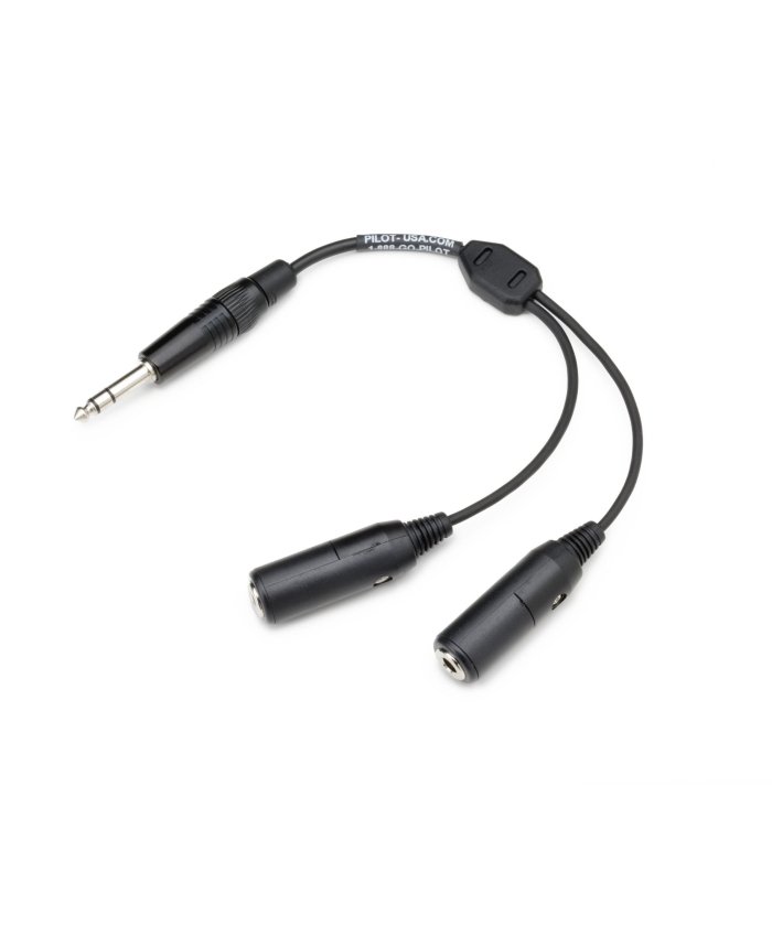 Adaptador Cascos de Aviación General a .25'' PA-91 Pilot-Usa Adaptadores