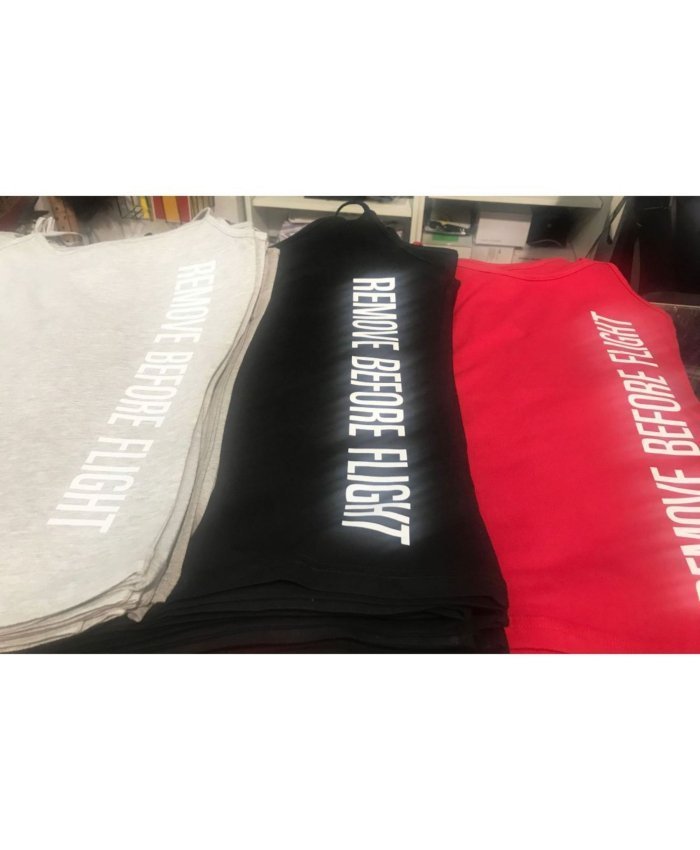Camiseta de Tirantes Remove Before Flight TIRANTE RBF BuckerBook Premium Camisetas Aviación