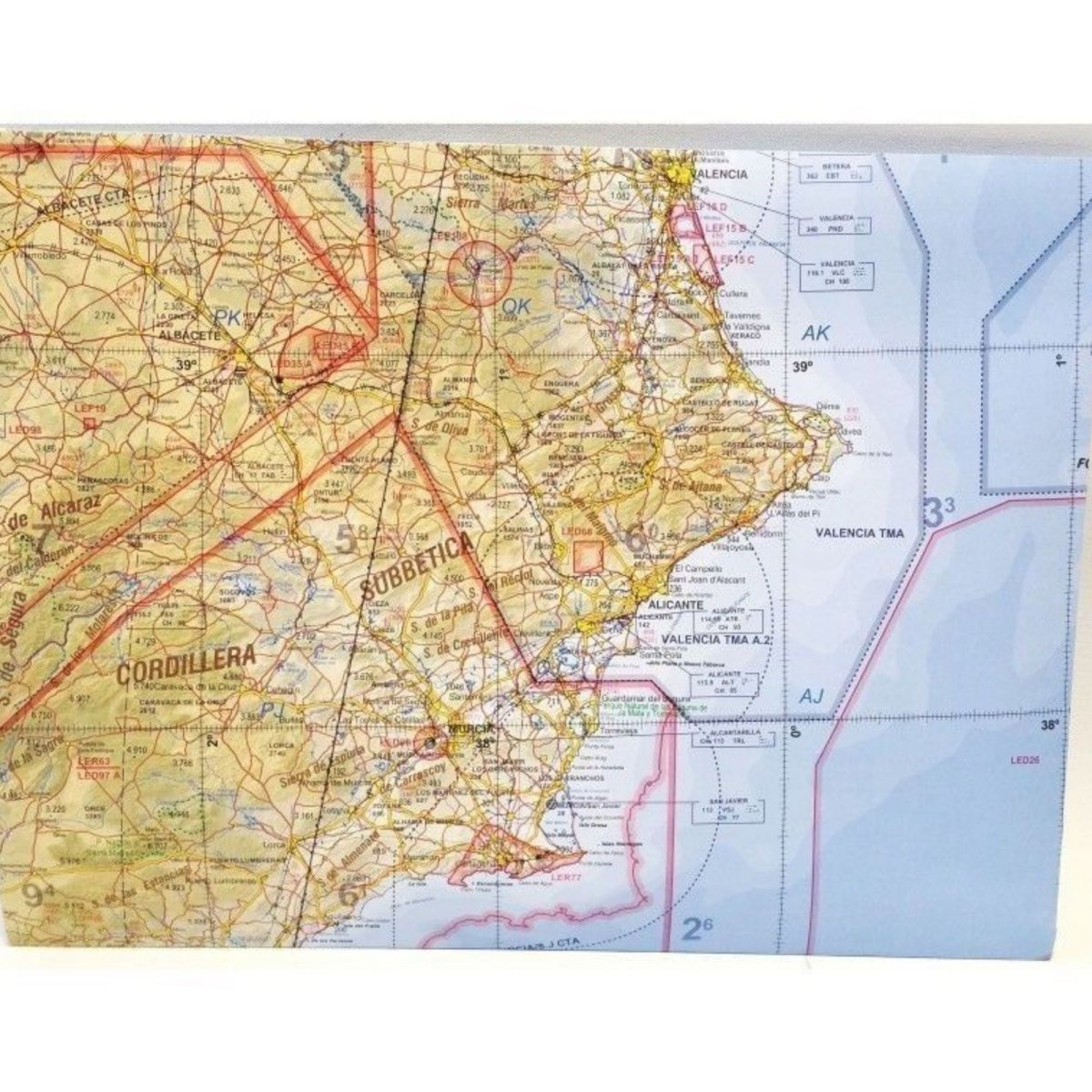 Carta 1:1.000.000 Oeste 1:1OESTE Mº Defensa Cartas VFR