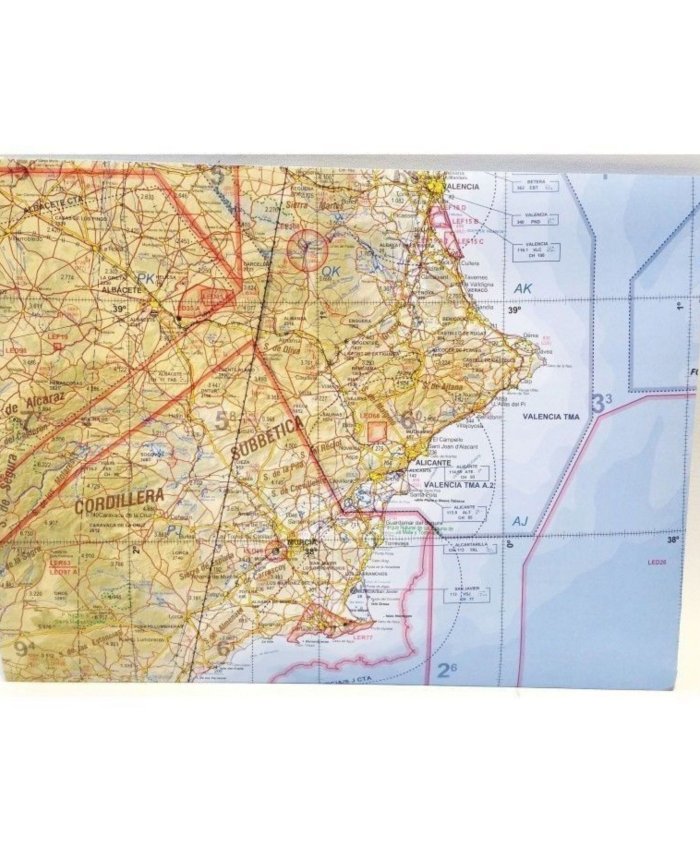 Carta 1:1.000.000 Oeste 1:1OESTE Mº Defensa Cartas VFR