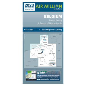 Air Million VFR Belgium 2023 Chart