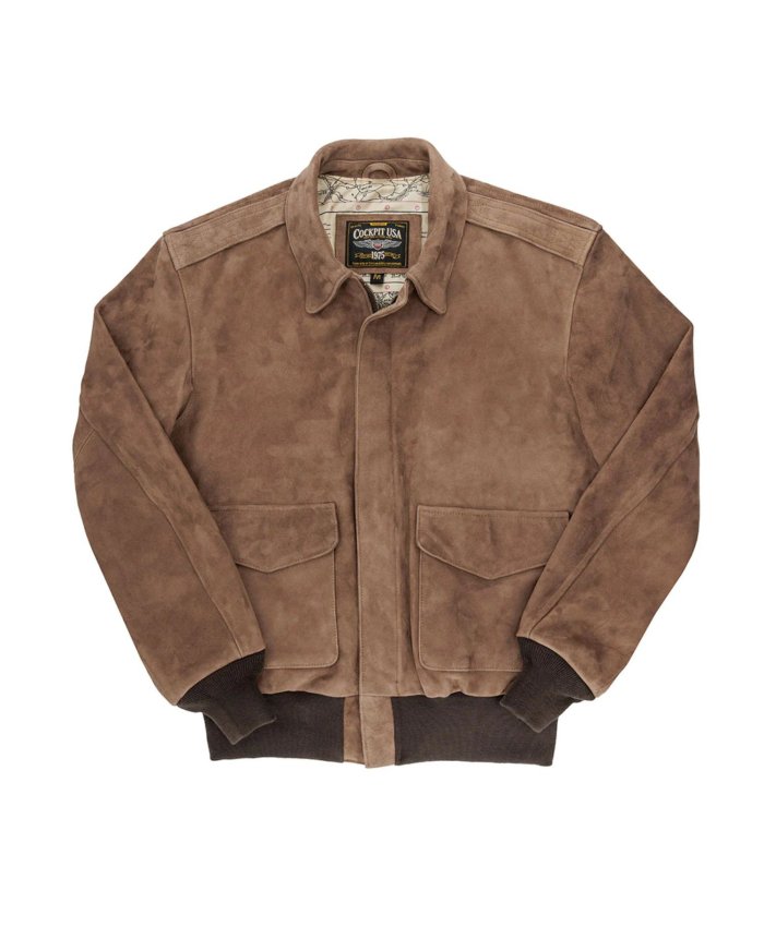 Chaqueta de vuelo Cedar A-2 para caballero Z21H100 Cockpit USA Cazadora de Piloto Hombre