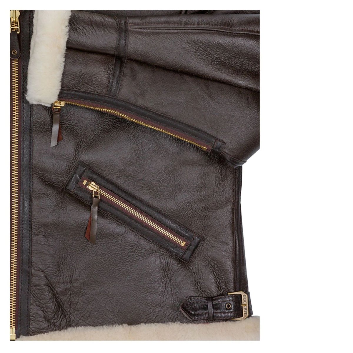 Chaqueta de piel de oveja The Scout Z2105 Cockpit USA Cazadora de Piloto Hombre