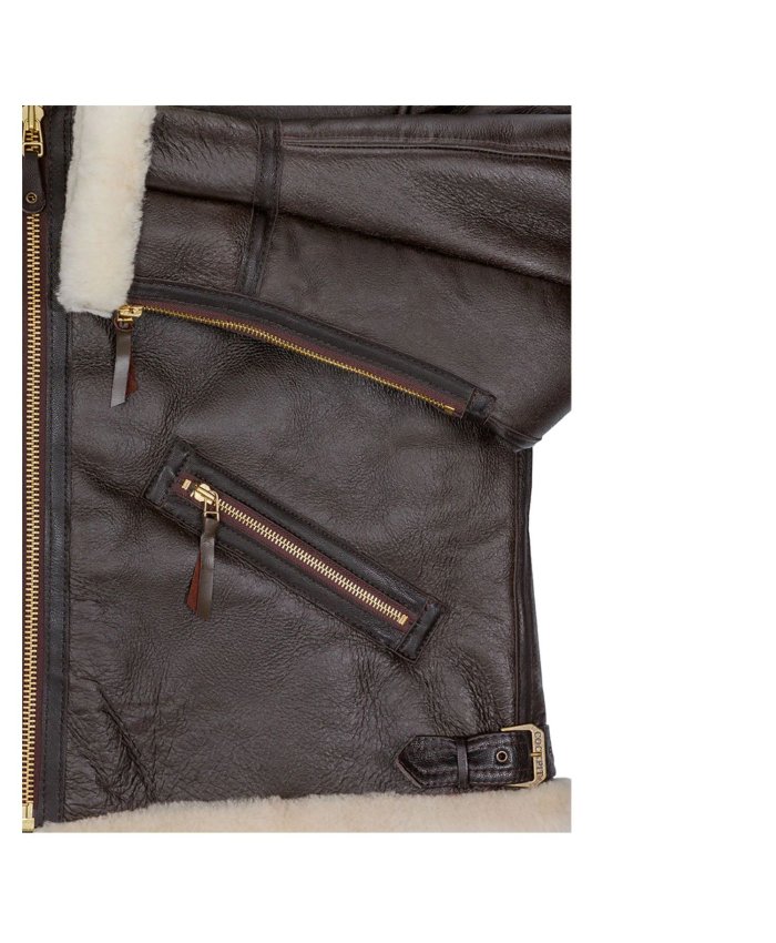 Chaqueta de piel de oveja The Scout Z2105 Cockpit USA Cazadora de Piloto Hombre