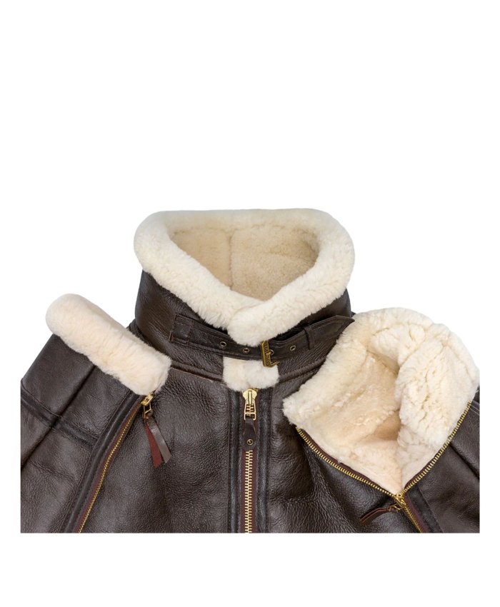 Chaqueta de piel de oveja The Scout Z2105 Cockpit USA Cazadora de Piloto Hombre
