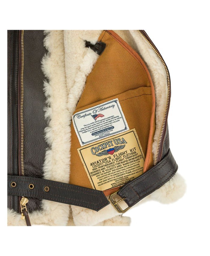 The Champ Sheepskin Jacket Z21C101 Cockpit USA Mens Pilot Jackets