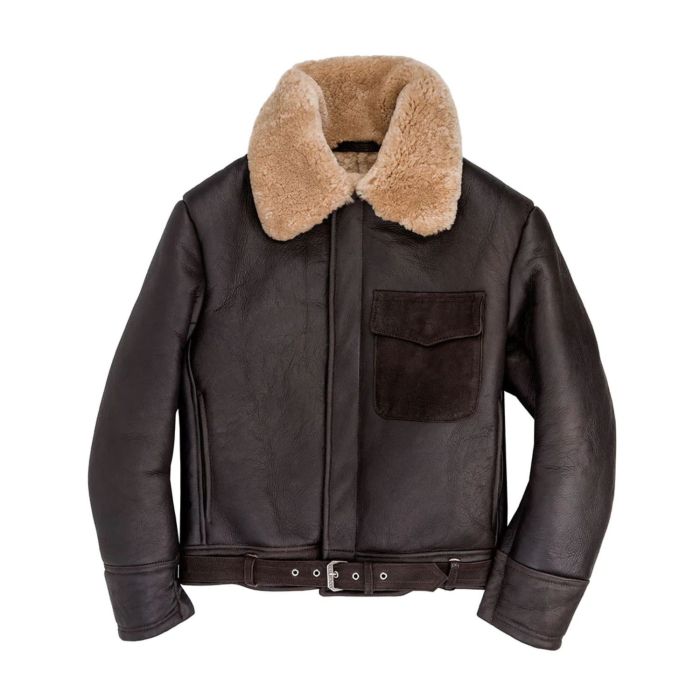 Cockpit hot sale shearling jacket