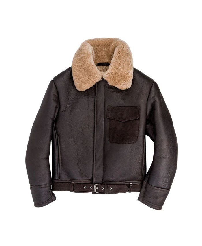 Chaqueta de piel de oveja B-2 Z21C106 Cockpit USA Cazadora de Piloto Hombre