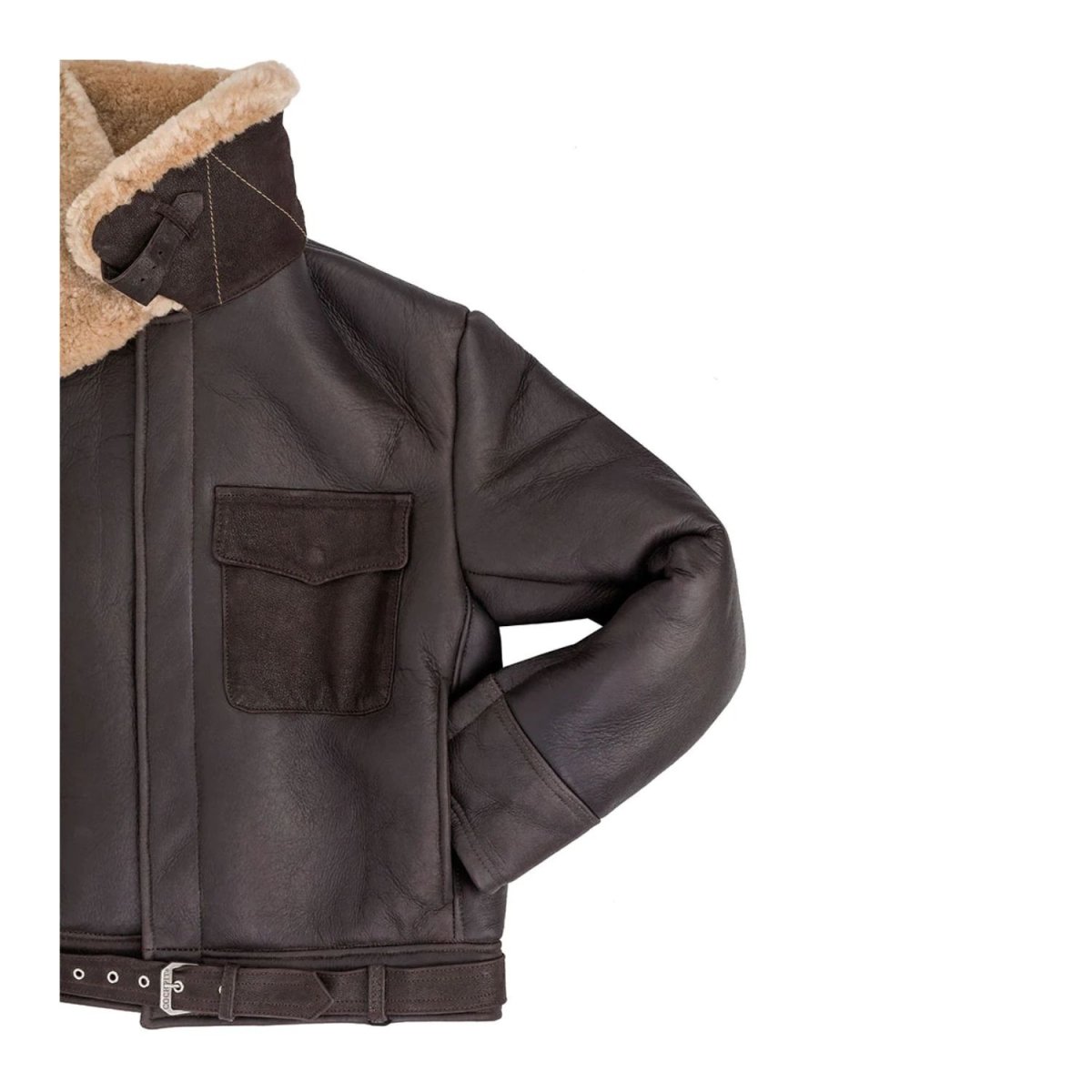 Chaqueta de piel de oveja B-2 Z21C106 Cockpit USA Cazadora de Piloto Hombre