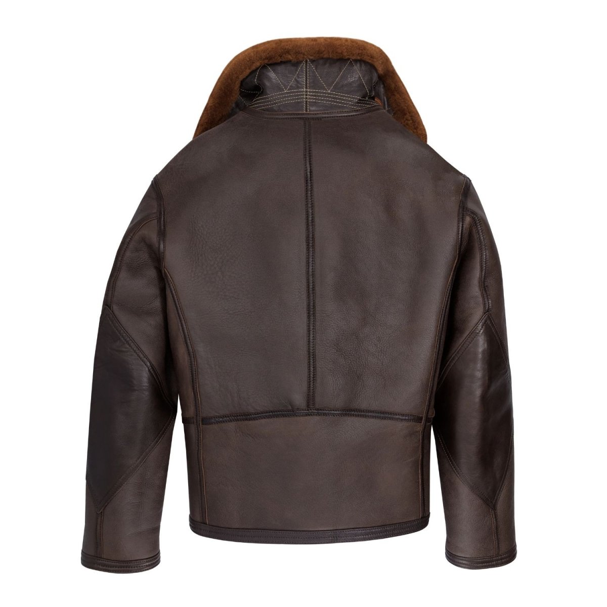 Chaqueta de vuelo de piel de oveja C44 Z21C122 Cockpit USA Cazadora de Piloto Hombre