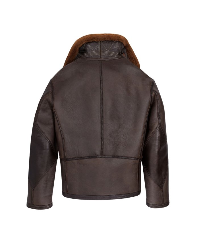 Chaqueta de vuelo de piel de oveja C44 Z21C122 Cockpit USA Cazadora de Piloto Hombre